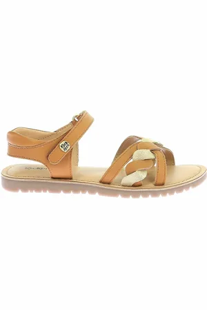 Kickers Sandali In Pelle A Strappo Betty Bambina Taglie 32