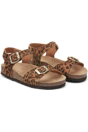 La Redoute Sandali In Pelle, Motivo Leopardato Bambina Taglie 26