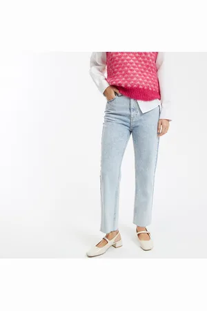 La Redoute Jeans Dritto 7/8, Vita Alta Donna Taglie 40 (IT) - 36 (FR)