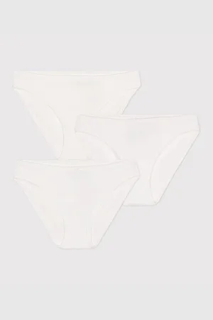 Petit Bateau Confezione Da 3 Culotte In Cotone Donna Taglie XS