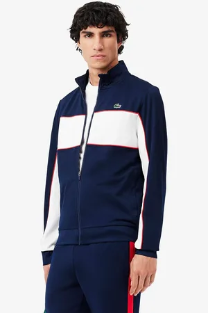 Lacoste Giacca Sportiva Con Logo Stampato