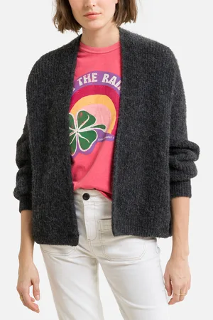 American Vintage Gilet In Maglia Misto Lana East Donna Taglie XS/S