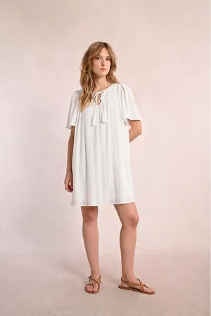 Molly Bracken Abito Corto E Dritto, Maniche Corte Donna Taglie XS