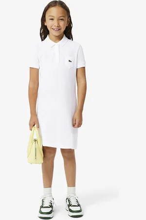 Lacoste Abito Polo Maniche Corte Bambina Taglie 6 anni - 114 cm