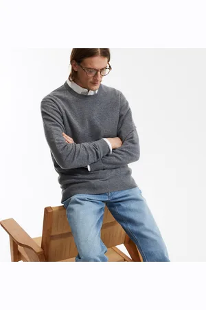 La Redoute Pull Girocollo In Cashmere, Made In Europe Uomo Taglie S