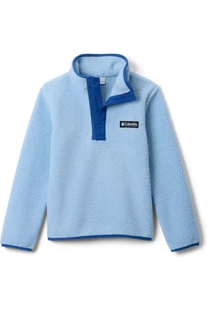 Columbia Maglia In Pile Con Collo Alto E Bottoni A Pressione Bambina Taglie 6/7 anni - 114/120 cm