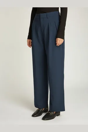 Calvin Klein Pantaloni Larghi Con Pinces Donna Taglie 42 (IT) - W28 (US)