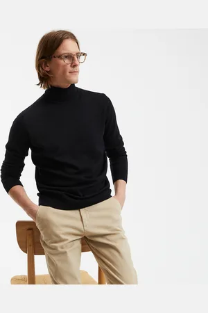 La Redoute Pull Dolcevita Merino, Made In Europe Uomo Taglie S