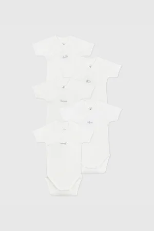 Petit Bateau Confezione Da 5 Body Maniche Corte Taglie 0 mesi - 50 cm