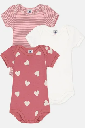Petit Bateau Confezione Da 3 Body Maniche Corte Taglie 3 mesi - 60 cm