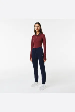 Lacoste Pantaloni Della Tuta In Pile Donna Taglie 40 (IT) - 36 (FR)