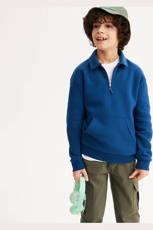 La Redoute Felpa Con Zip E Collo A Polo Bambino Taglie 4 anni - 102 cm