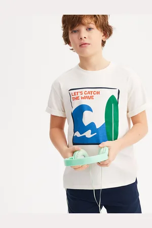 La Redoute T-shirt Oversize A Maniche Corte Stampata Bambino Taglie 4 anni - 102 cm