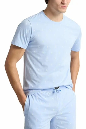 Ralph Lauren Maglietta Da Pigiama Con Stampa Pony In Jersey Di Cotone Uomo Taglie S