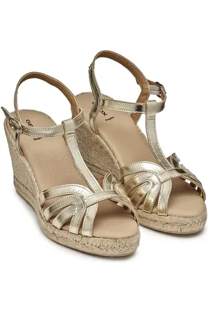 Geox Sandali Con Zeppa Gelsa, Punta Quadrata Donna Taglie 41