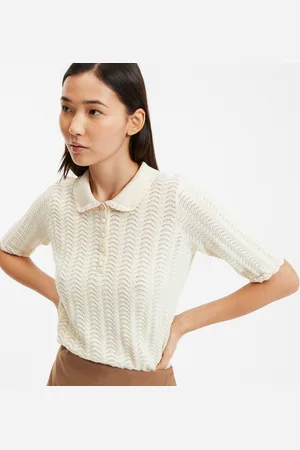 La Redoute Maglione Collo Polo, Camicia In Maglia Fine Donna Taglie S