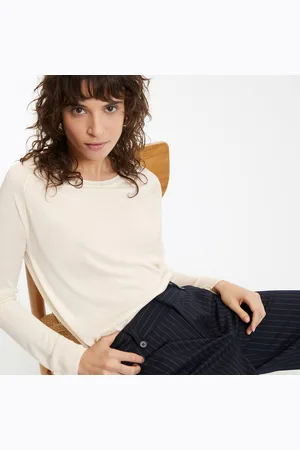 La Redoute Pull Girocollo In Maglia Fine, Maniche Lunghe Donna Taglie XS