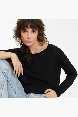 La Redoute Pull Girocollo In Maglia Fine, Maniche Lunghe Donna Taglie XS