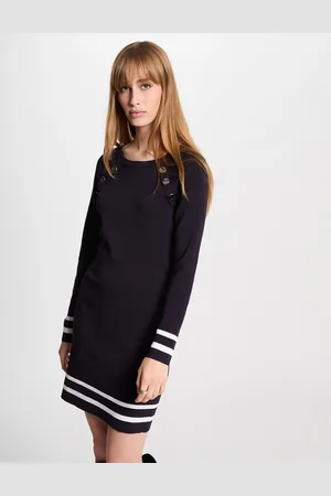Morgan Abito Tricot Corto Aderente Donna Taglie XS
