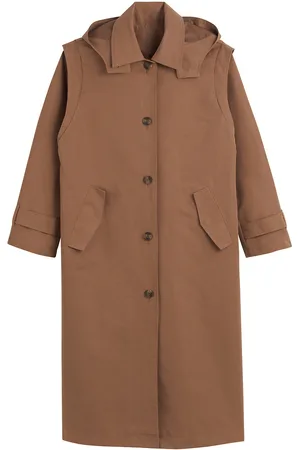 La Redoute Trench Con Bottoni, Cappuccio Removibile Donna Taglie 44 (IT) - 40 (FR)