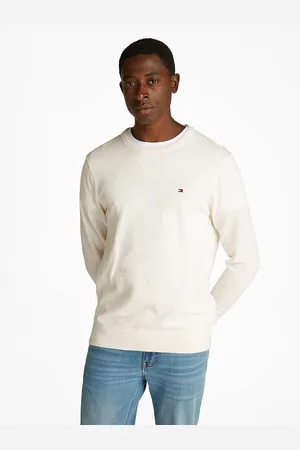Tommy Hilfiger Maglione Girocollo In Cotone Uomo Taglie XL