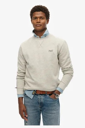 Superdry Felpa Girocollo Con Logo Essential Uomo Taglie XXL