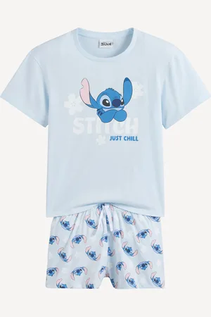 Stitch Pigiama Corto Bambina Taglie 8 anni - 126 cm