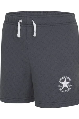 Converse Pantaloncini In Felpa Effetto Pointelle Con Motivo A Stella Bambina Taglie 8/10 anni - 126/138 cm