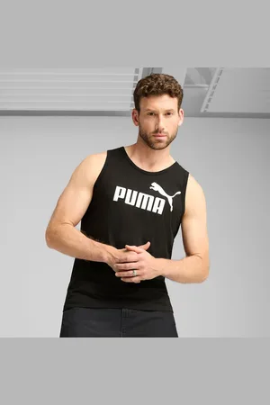 PUMA Canotta Girocollo, Puro Cotone Uomo Taglie S