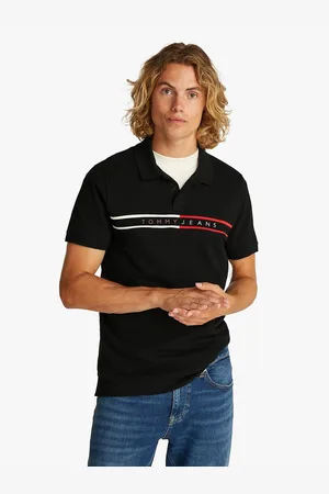 Tommy Hilfiger Polo Slim Con Strisce Colorate Uomo Taglie S