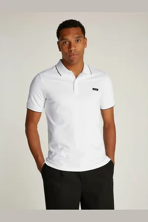 Calvin Klein Polo Stretch In Piqué Uomo Taglie M
