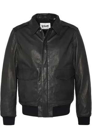 Schott NYC Giacca In Pelle Di Capra Fly Vint Uomo Taglie M