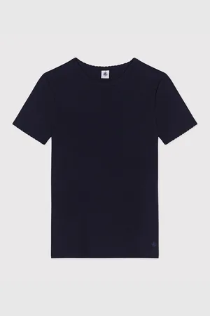 Petit Bateau T-shirt In Cotone Tinta Unita L