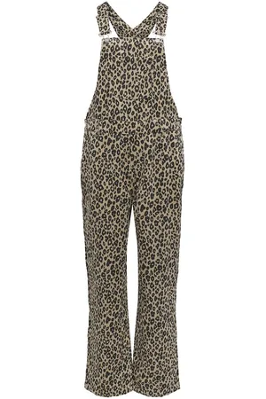 ONLY Tuta Da Lavoro Leopardata Donna Taglie L