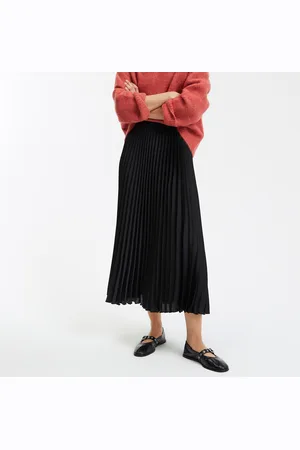 La Redoute Gonna Lunga A Pieghe Con Elastico In Vita Donna Taglie XS