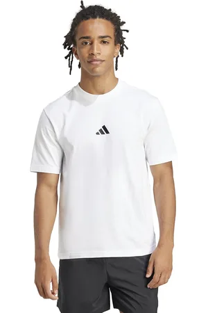 adidas T-shirt A Maniche Corte Con Logo Piccolo Essentiel Uomo Taglie XXL