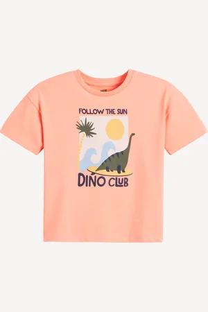 La Redoute T-shirt Girocollo E Motivo Dinosauro Taglie 18 mesi - 81 cm