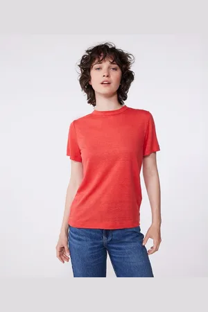 Petit Bateau T-shirt A Maniche Corte In Lino Donna Taglie XL