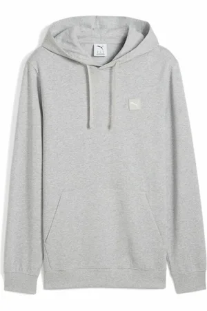 PUMA Felpa Con Cappuccio Con Logo Quadrato Ricamato Taglie S