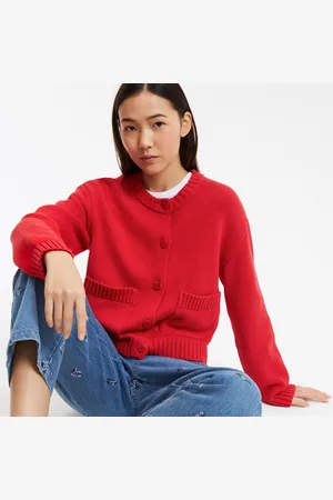 La Redoute Cardigan Abbottonato Con Scollo Rotondo In Tessuto A Maglia Grossa Donna Taglie XXL