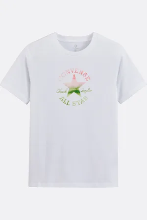 Converse T-shirt A Maniche Corte Chuck Donna Taglie S