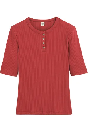 La Redoute T-shirt Scollo Tunisino Maniche Corte Donna Taglie XS