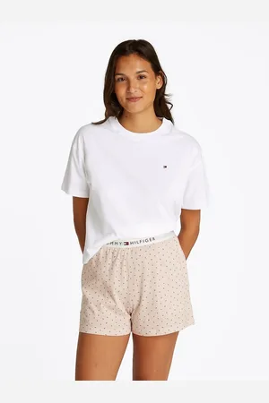 Tommy Hilfiger Pigiama Corto In Cotone Th Essentials Donna Taglie XS
