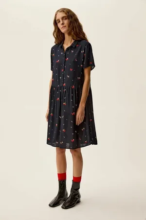 Des Petits Hauts Abito Con Collo A Camicia Verinette Donna Taglie 3(L)