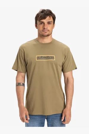 Quiksilver T-shirt Maniche Corte Logo Al Centro Uomo Taglie S