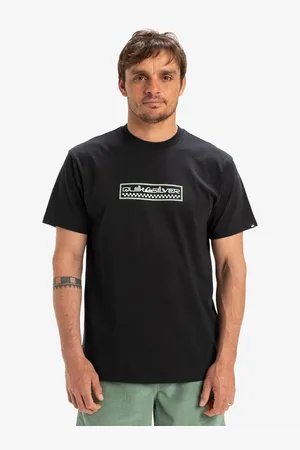 Quiksilver T-shirt Maniche Corte Logo Al Centro Uomo Taglie S