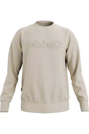 Timberland Felpa Girocollo Con Logo Ricamato Tono Su Tono Taglie M