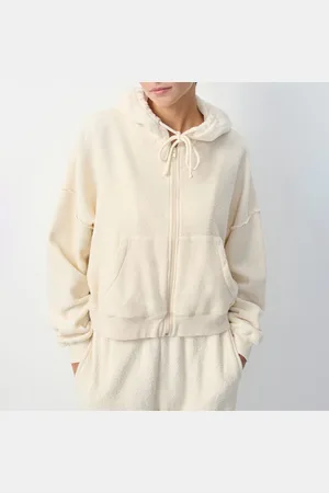 American Vintage Felpa Con Cappuccio E Zip A Maniche Lunghe, Bobypark Donna Taglie S