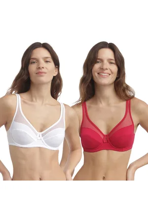 Dim Confezione Da 2 Reggiseni Generous Cotone Bio Donna Taglie 3 B