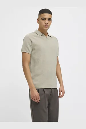 JACK & JONES Polo In Maglia Senza Bottoni Uomo Taglie S